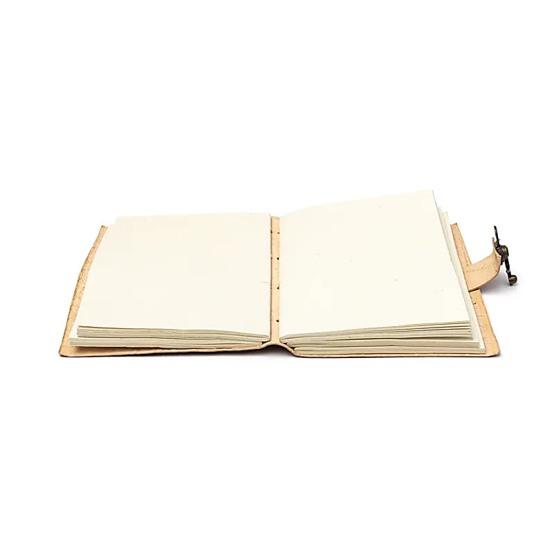 Notebook with mystical symbols, faux leather cover (18x13 cm)