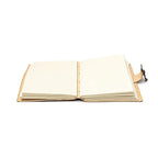 Notebook with mystical symbols, faux leather cover (18x13 cm)