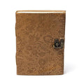 Notebook with mystical symbols, faux leather cover (18x13 cm)
