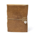 Tree of Life Notebook, Faux Leather Cover with Rock Crystal (18x13 cm)
