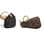 Najel Lava Stone Scrub Stone with Lanyard (7–10 cm)