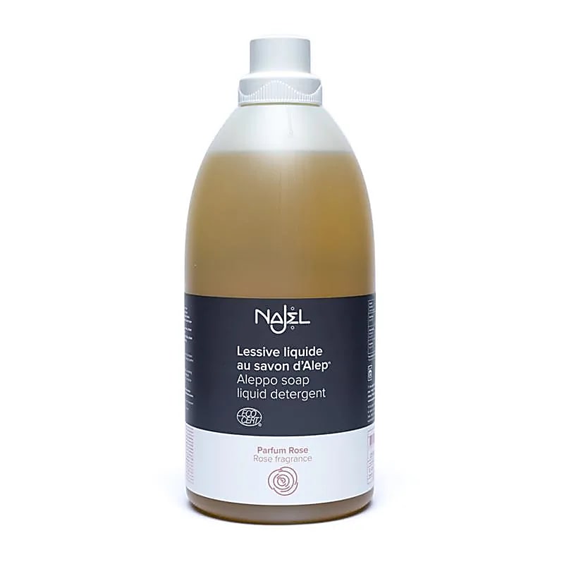 Aleppo zeep wasmiddel Najel vloeibaar roosgeur (2000 ml)