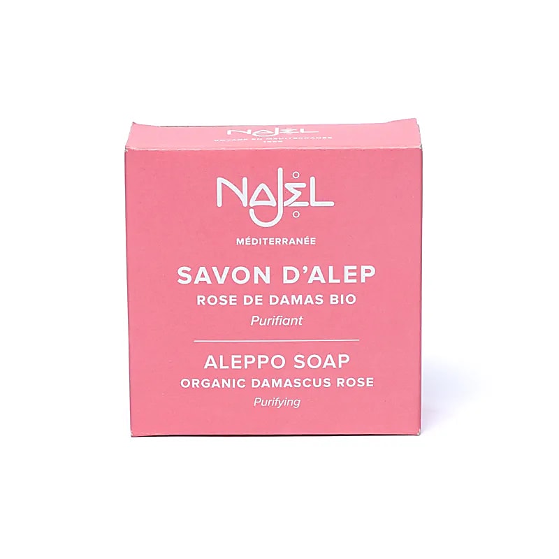 Aleppo zeep roos biologische Damascener (100 g)