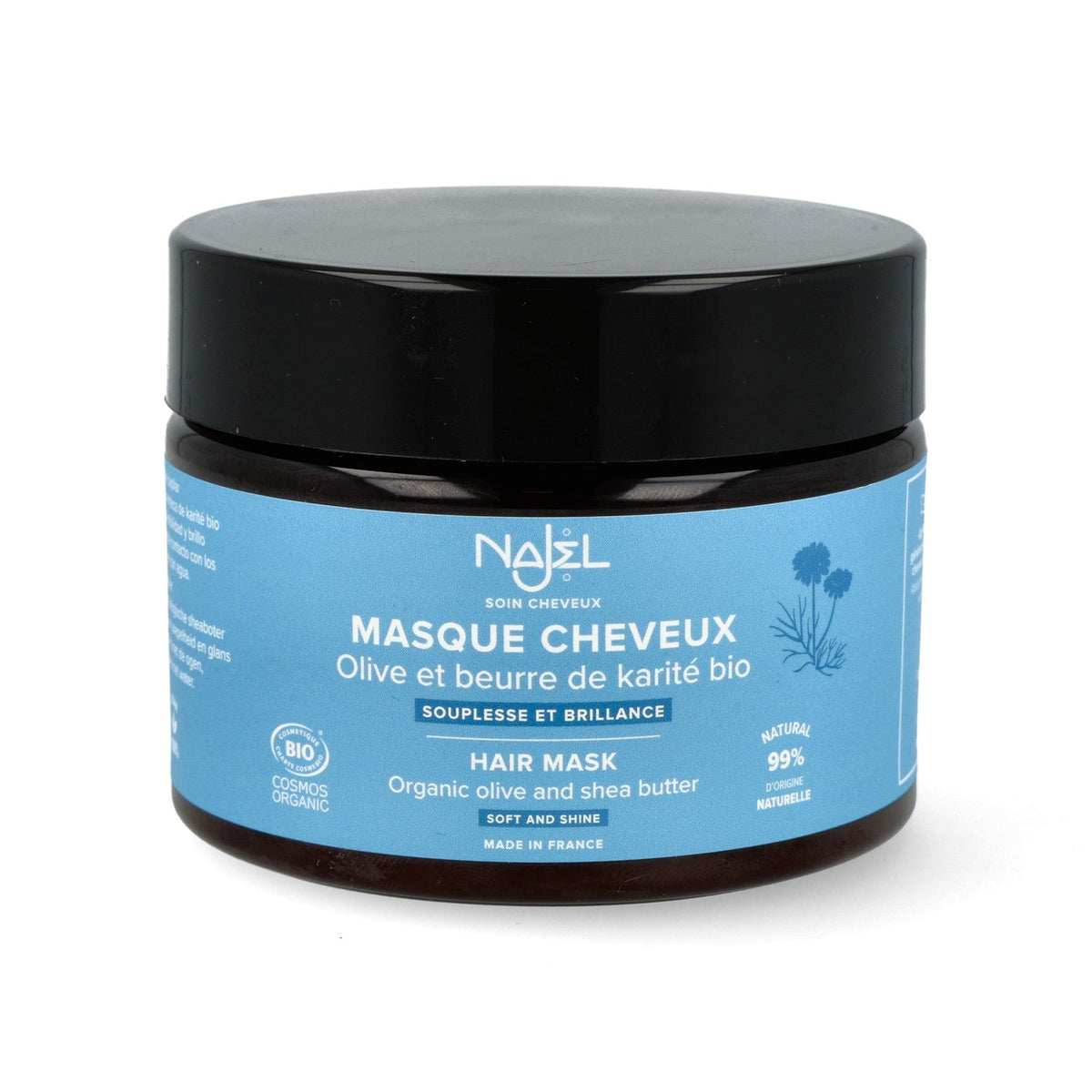 Biologisch haarmasker olijf en sheaboter (250 g)