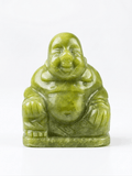 Serpentin-Buddha mit lächelndem Gesicht von KEY LIME STORE