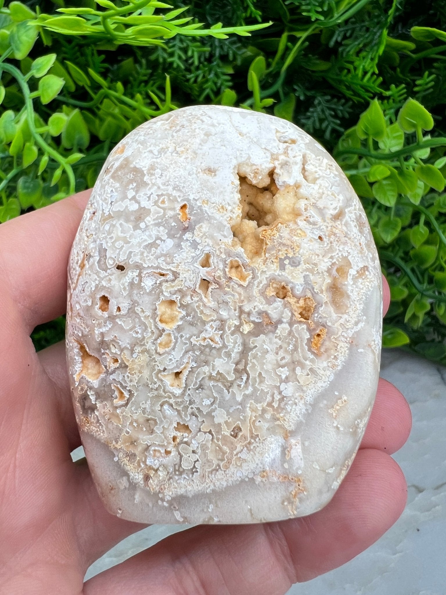 Druzy Crazy Lace Agaat free form (6 cm) by KEY LIME STORE