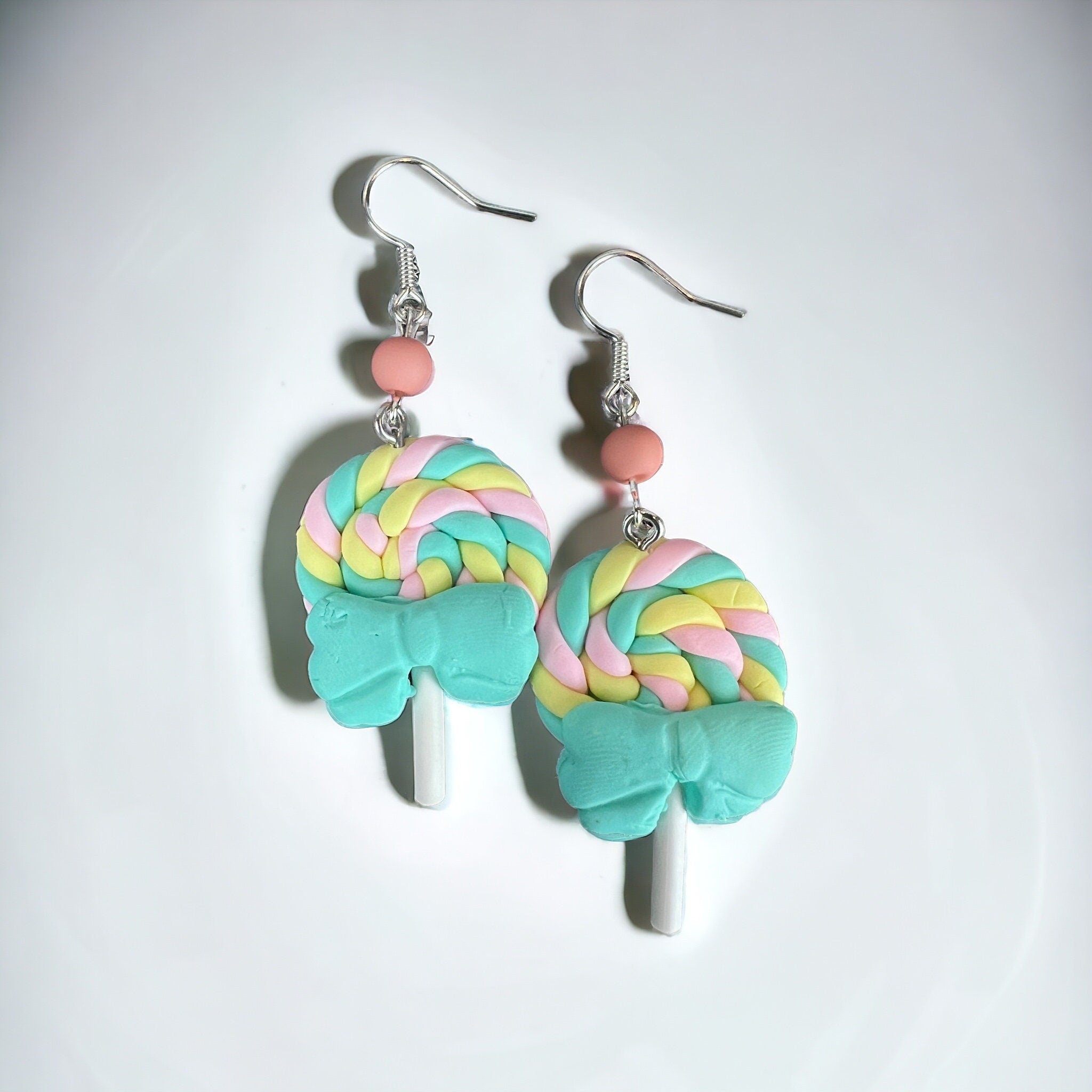 Lutscher-Ohrringe aus Silber