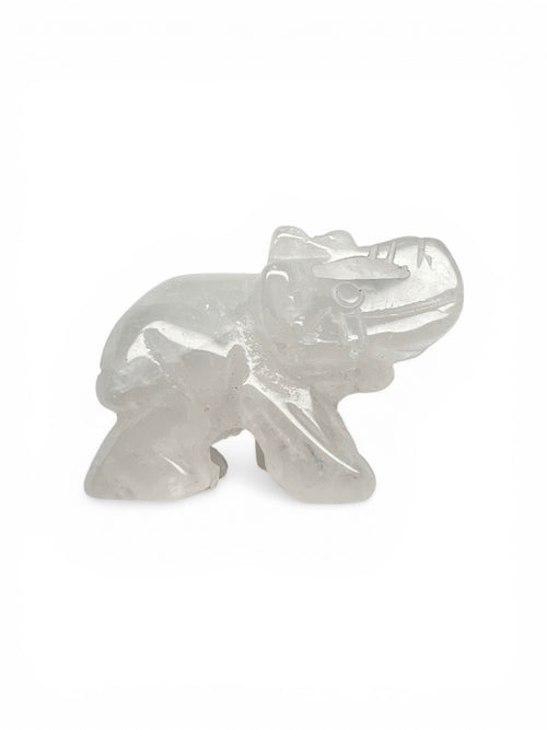 Bergkristall-Elefant, 3 cm, von KEY LIME STORE