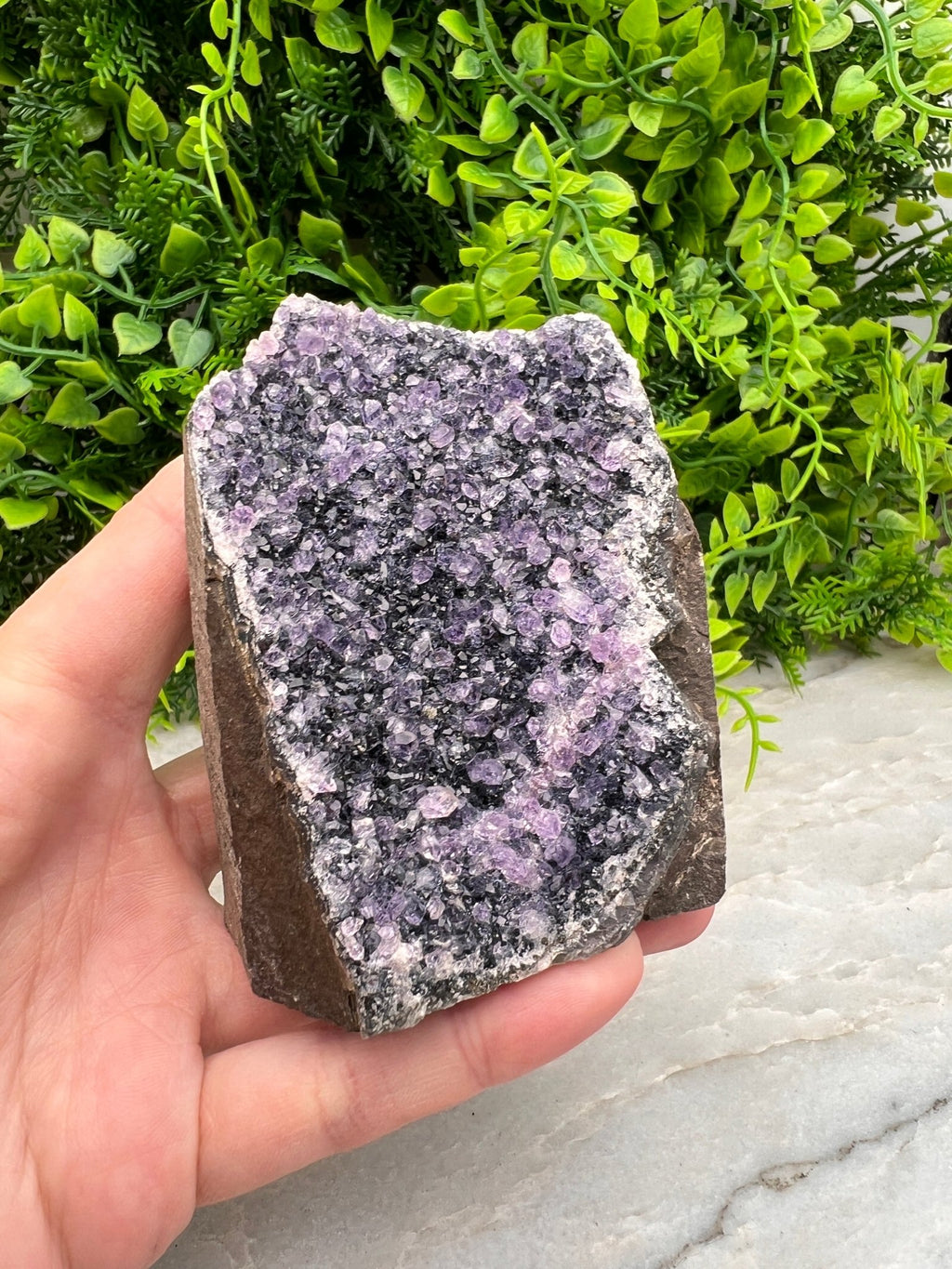Amethist cluster cut base by KEY LIME STORE