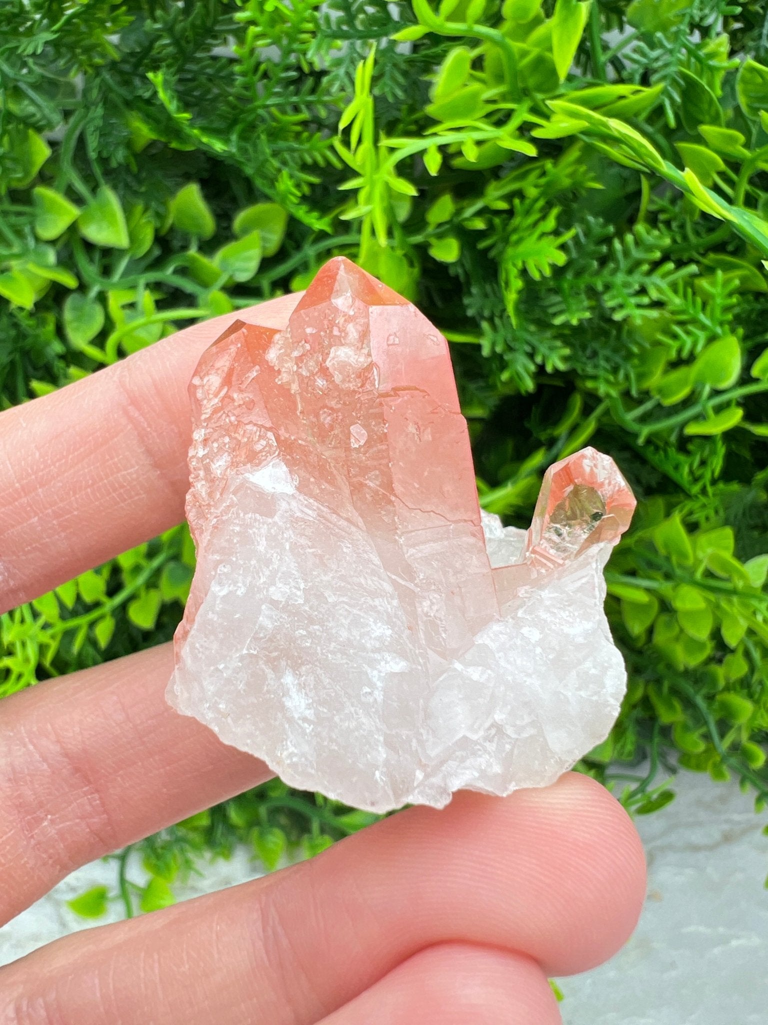 Red Healer (Hematoïde kwarts) cluster (4 cm) by KEY LIME STORE