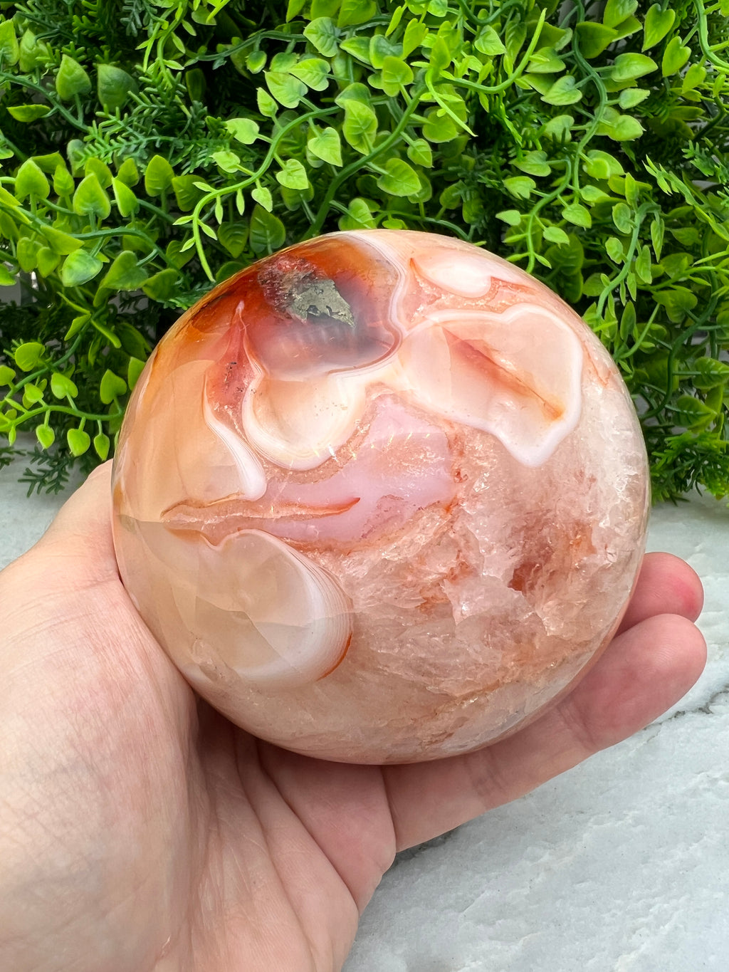 Carneool bol (85 mm)