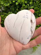 Witte pluim Agaat hart