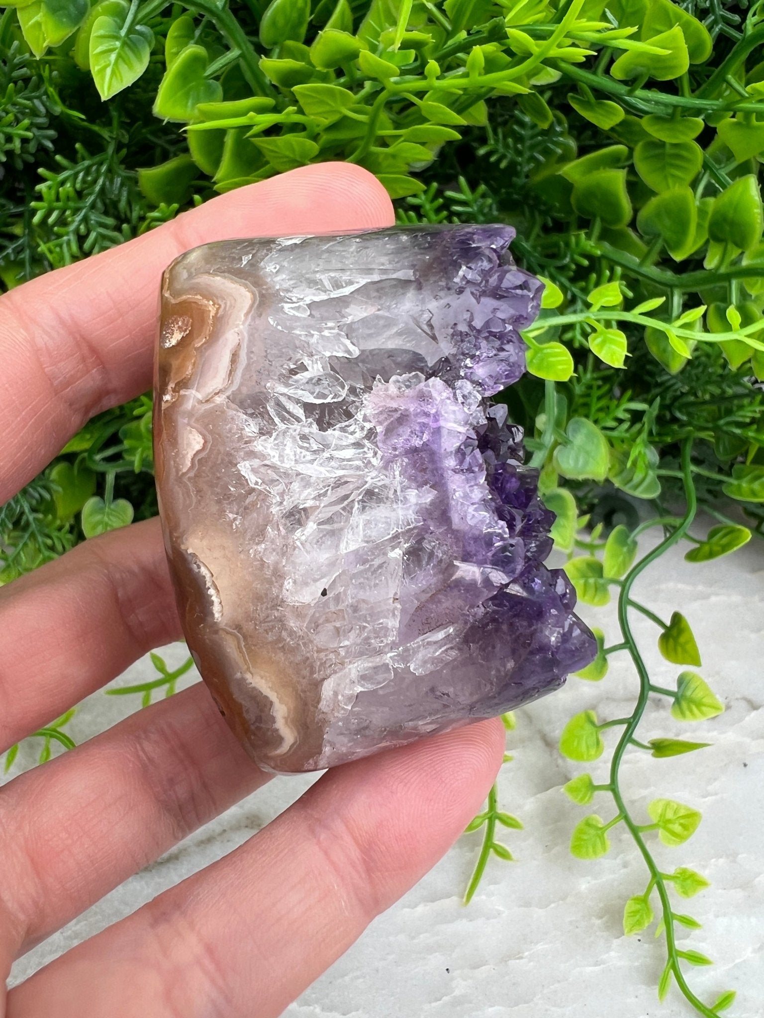 Polierter Amethyst-Cluster (5 cm) von KEY LIME STORE