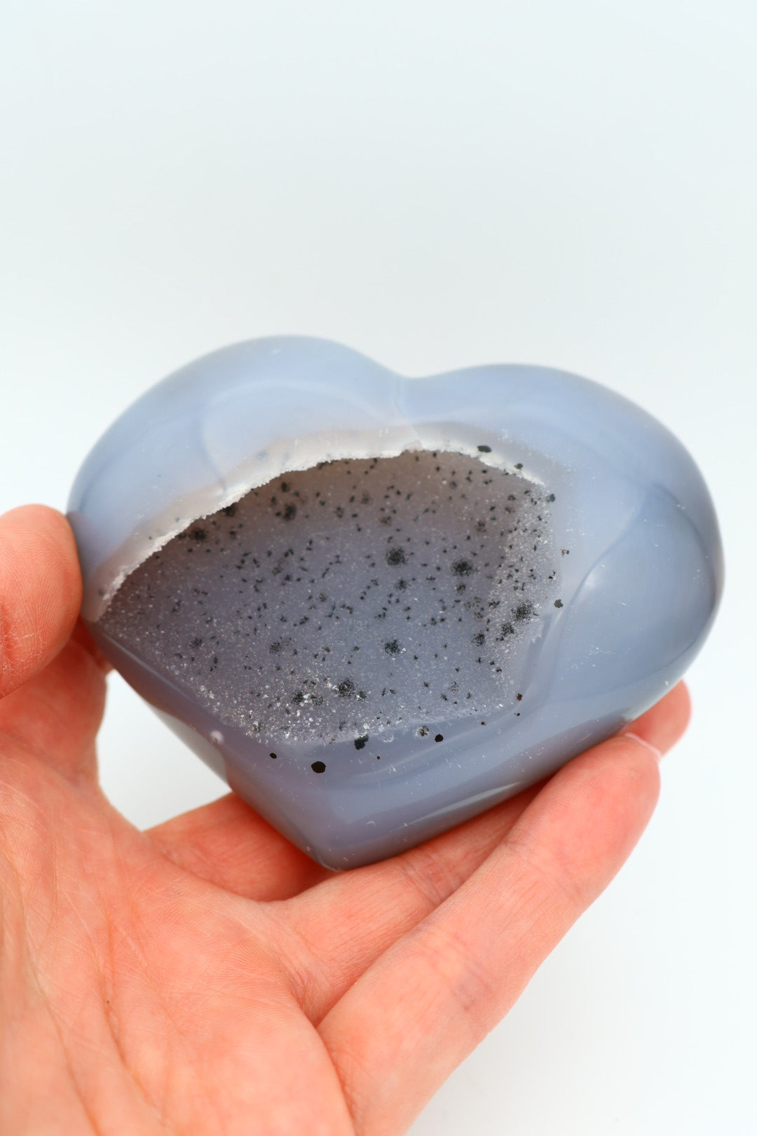 Agaat Druze hart 0.183 kg