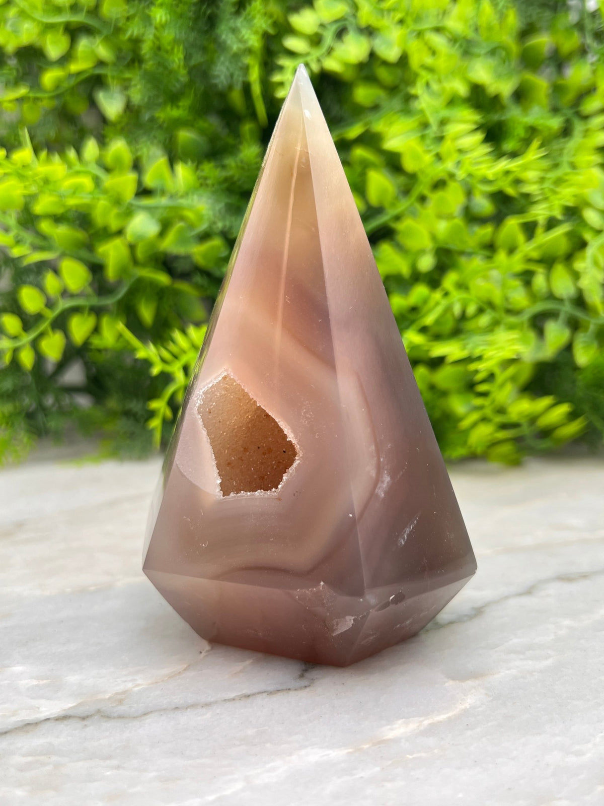 Agaat diamantvorm by KEY LIME STORE