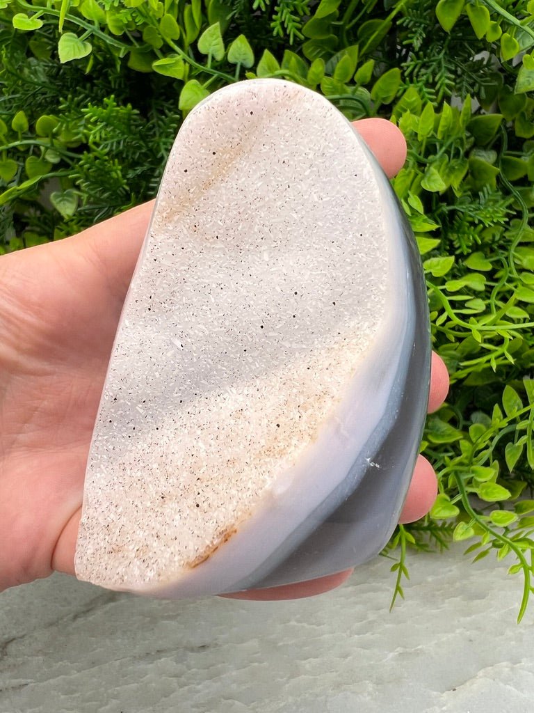 Druze Agaat cut base by KEY LIME STORE