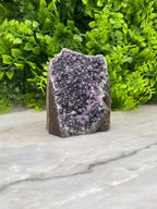 Amethist cluster cut base by KEY LIME STORE