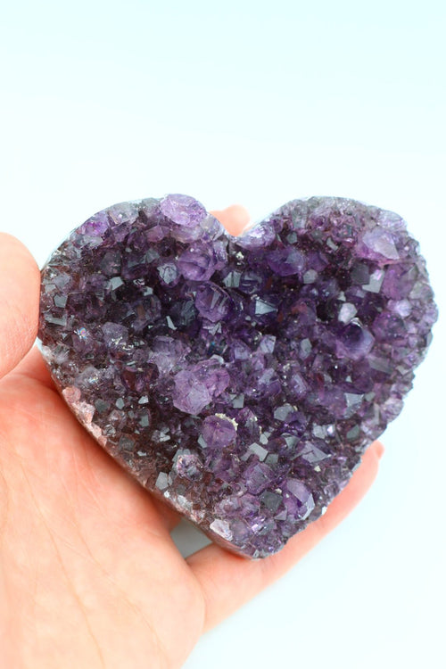 Amethyst-Herz 0,353 kg von KEY LIME STORE