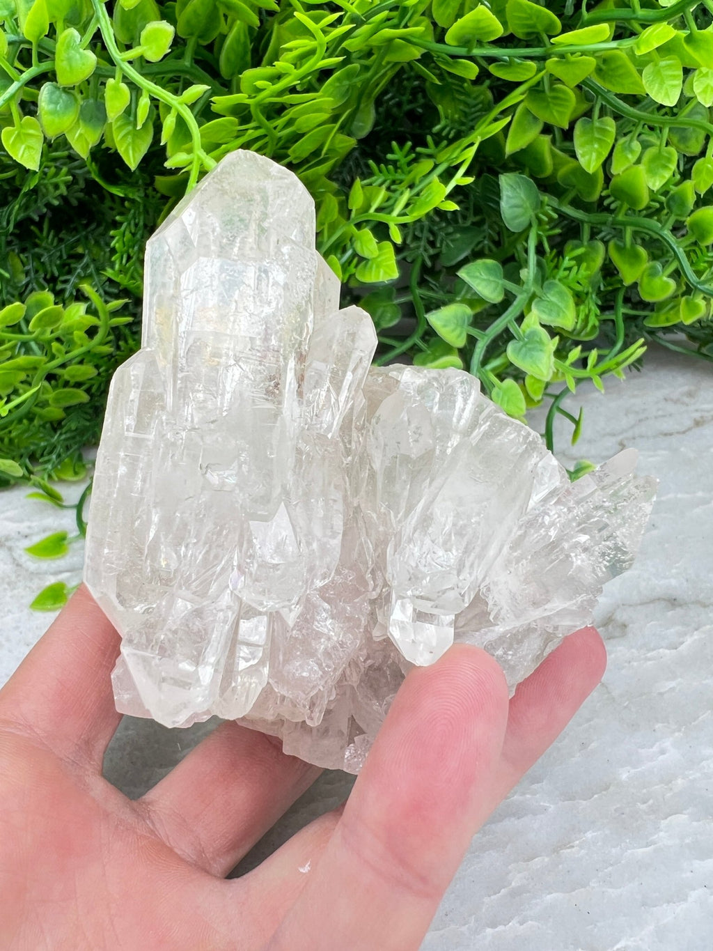 Bergkristall-Cluster (8 cm) von KEY LIME STORE