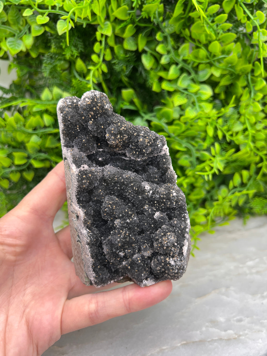 Amethist cluster cut base