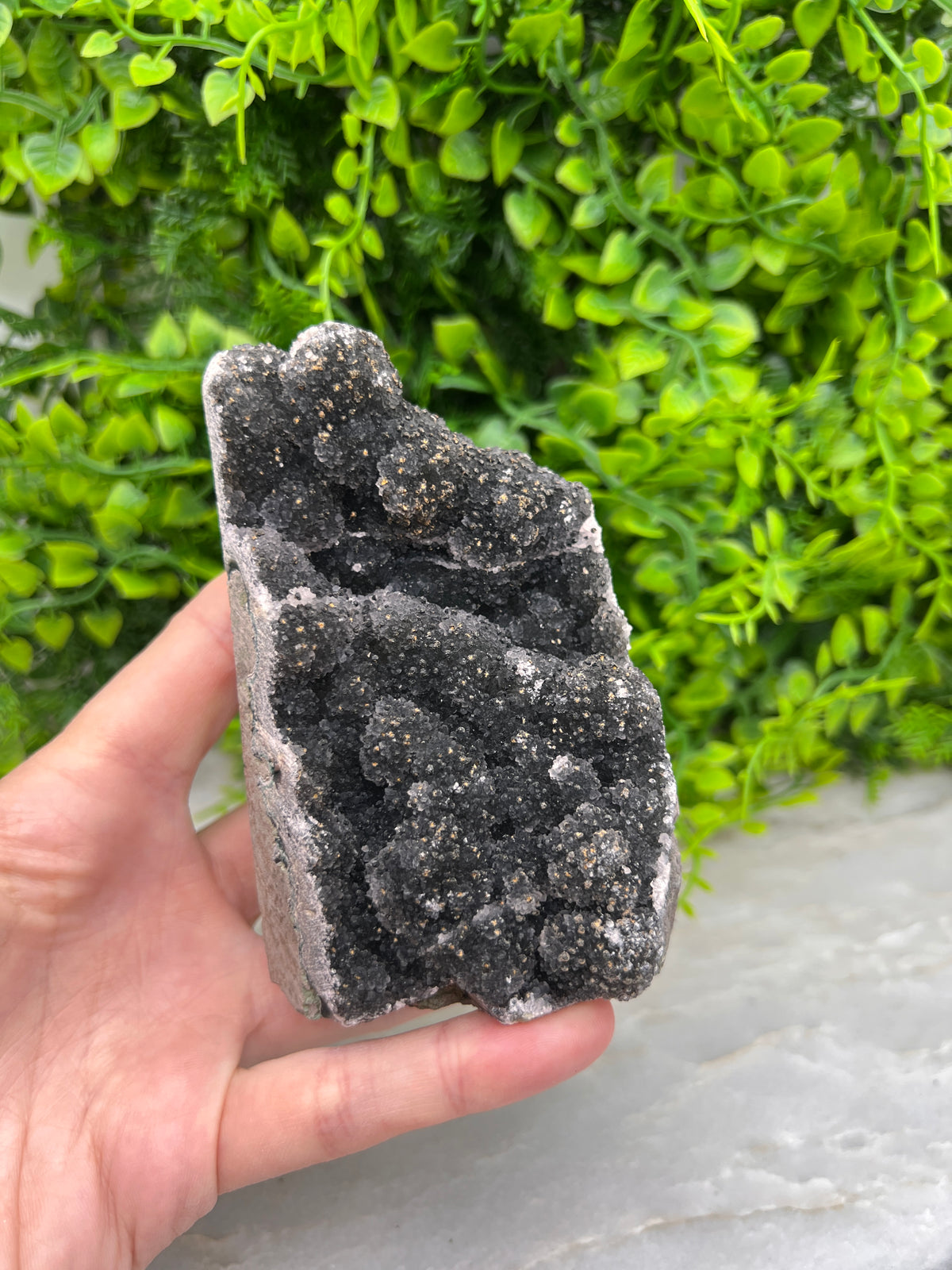 Amethist cluster cut base