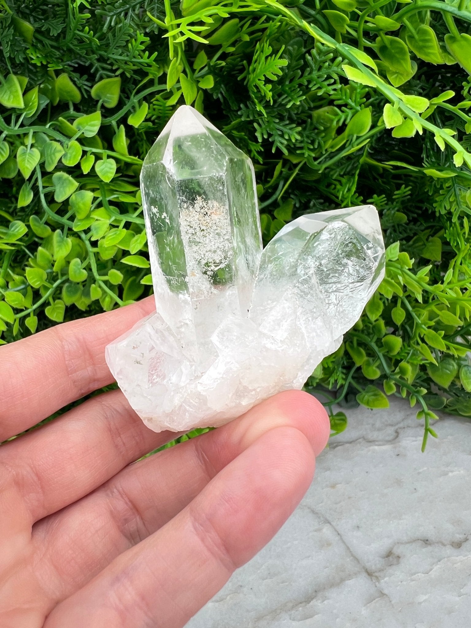 Bergkristal cluster (7 cm) by KEY LIME STORE
