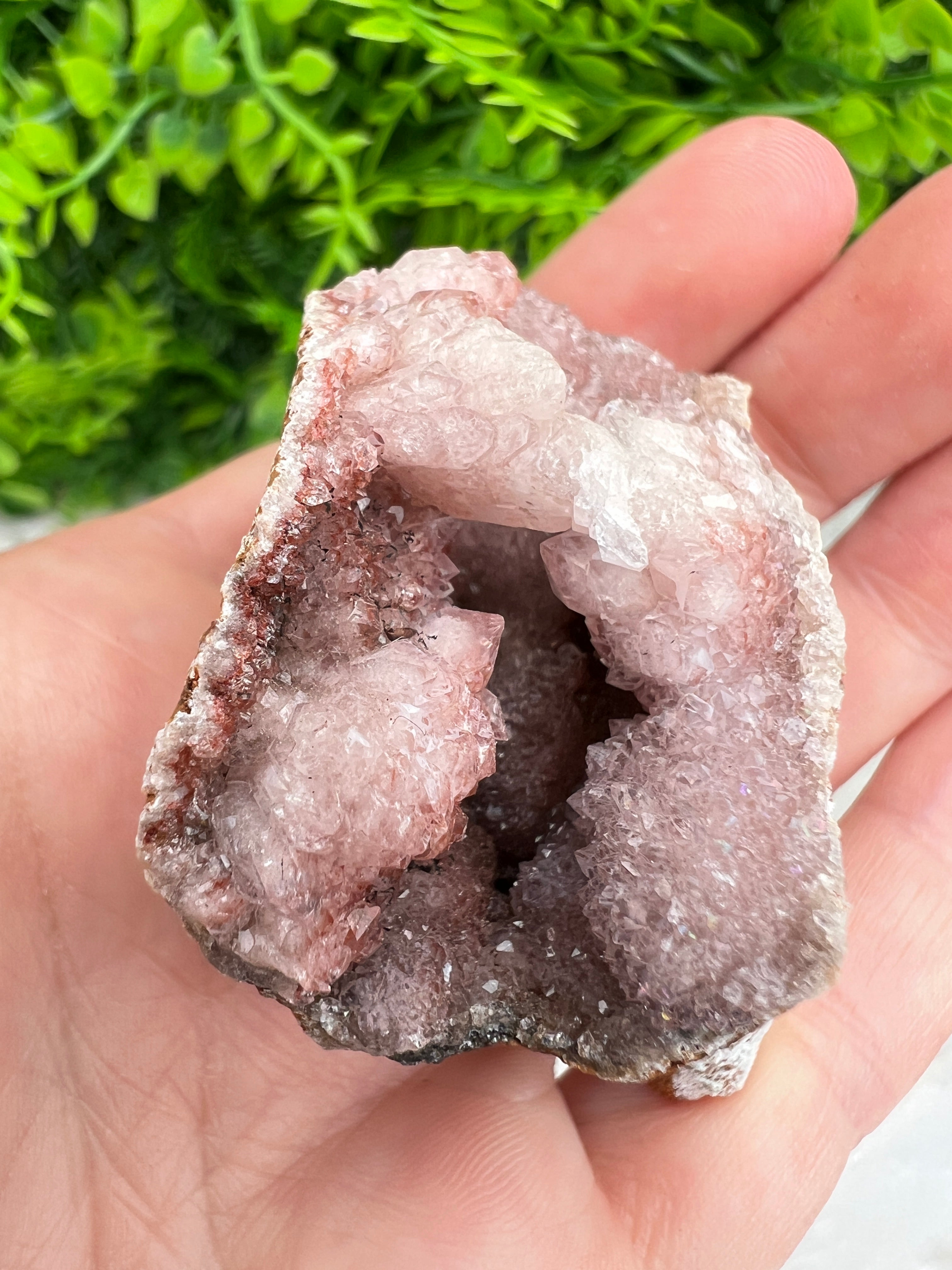 Roze Amethist cluster (5 cm)