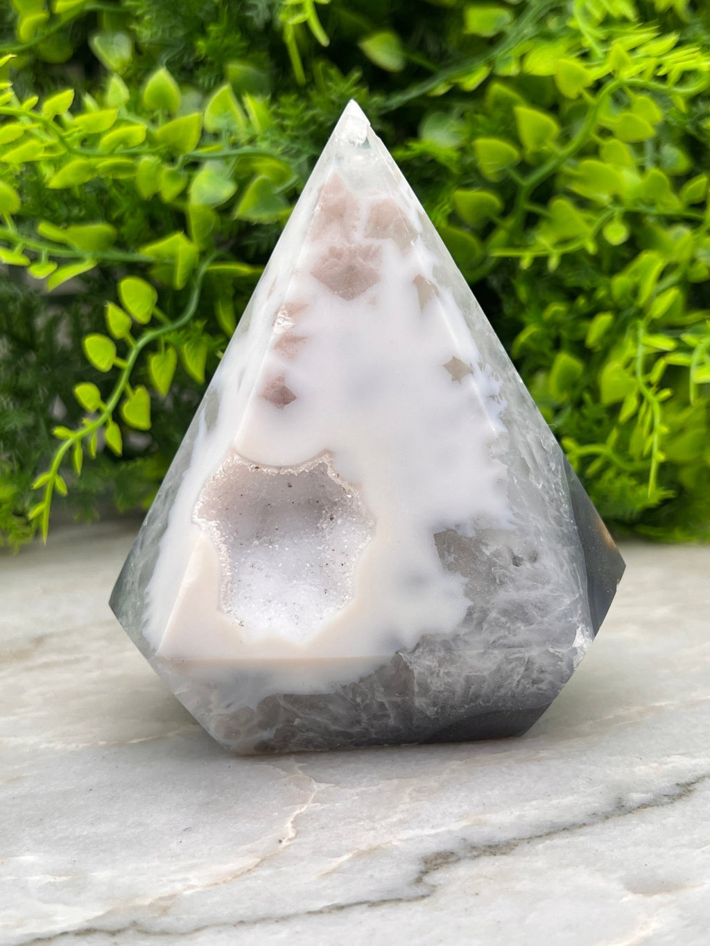 Agaat druzy diamantvorm by KEY LIME STORE