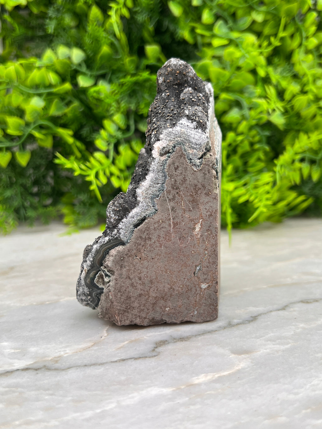Amethist cluster cut base