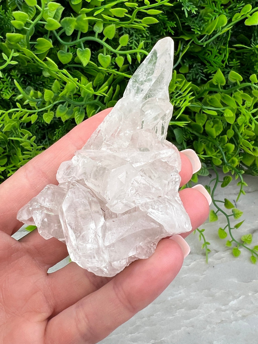 Bergkristall-Cluster (8 cm) von KEY LIME STORE