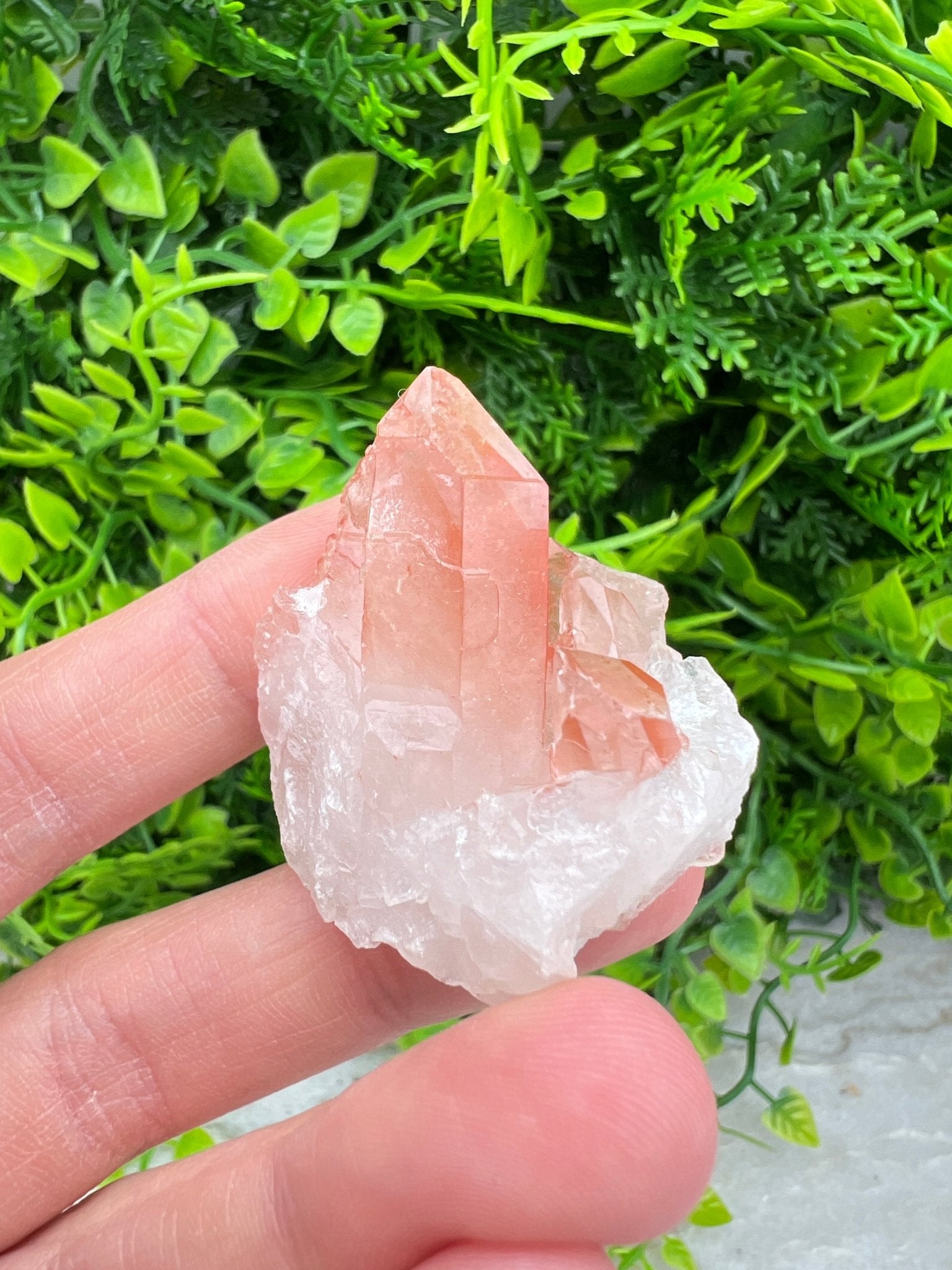 Red Healer (Hematoïde kwarts) cluster (4 cm) by KEY LIME STORE