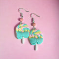 Lolly-Ohrringe aus Silber von KEY LIME STORE
