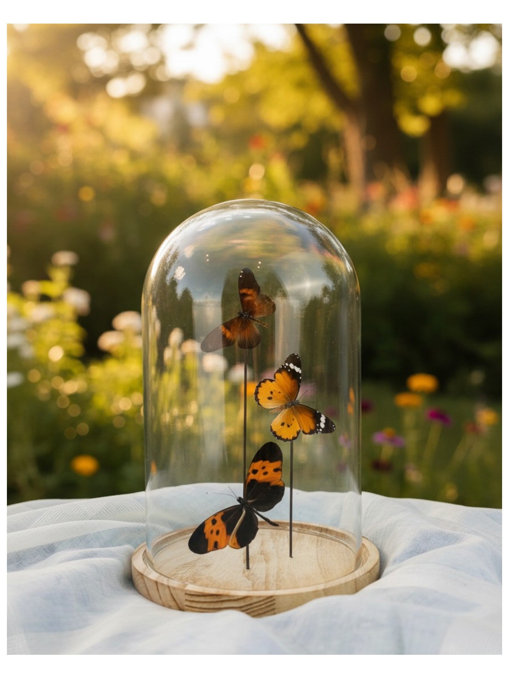 Actinote, Danaus Chrysippus en Melinaea in stolp