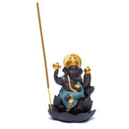Backflow wierookbrander Ganesha (9x8x12cm) waterval