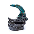 Backflow wierookbrander maan (10x12x8cm), waterval