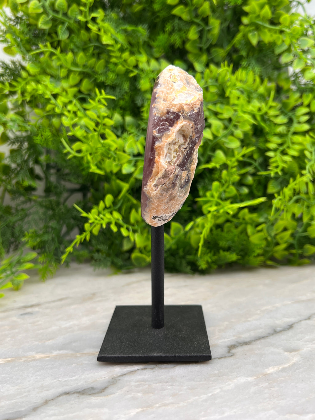 Agaat op standaard (14 cm)