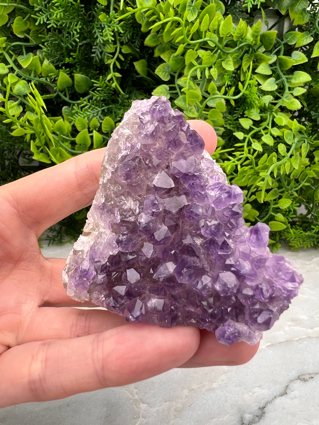 Amethist cluster cut base (6 cm)
