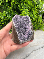 Amethist cluster cut base by KEY LIME STORE