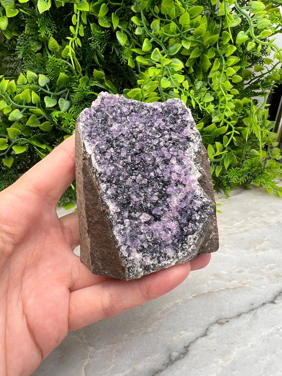 Amethist cluster cut base by KEY LIME STORE