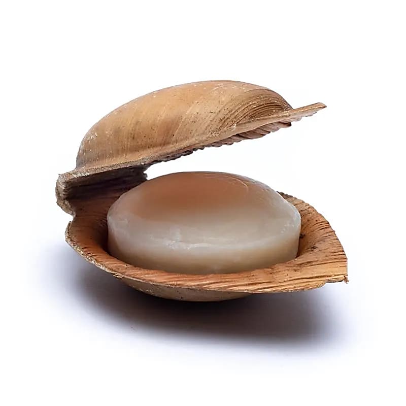Lavendel zeep Holy Lama in palmblad (100 g)