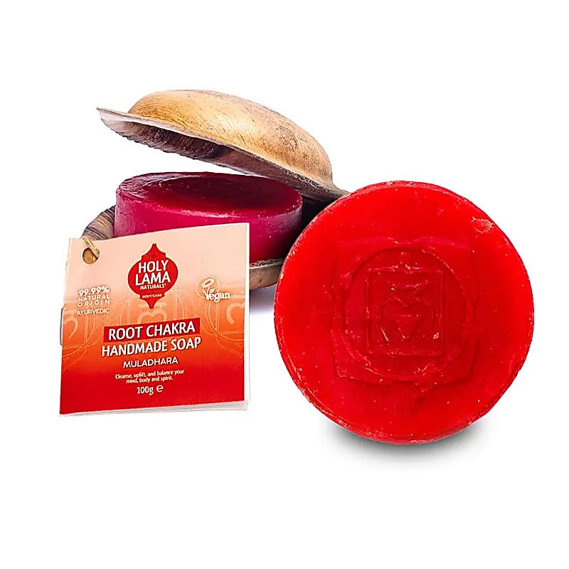 Carrot chakra soap wortel palmblad (100g)