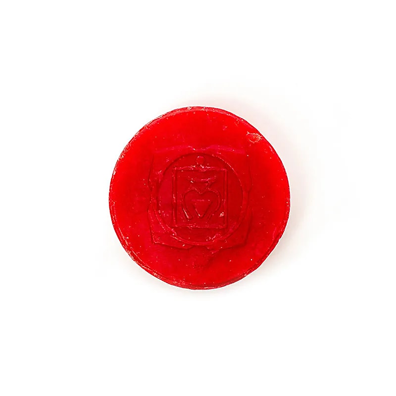 Carrot chakra soap wortel palmblad (100g)