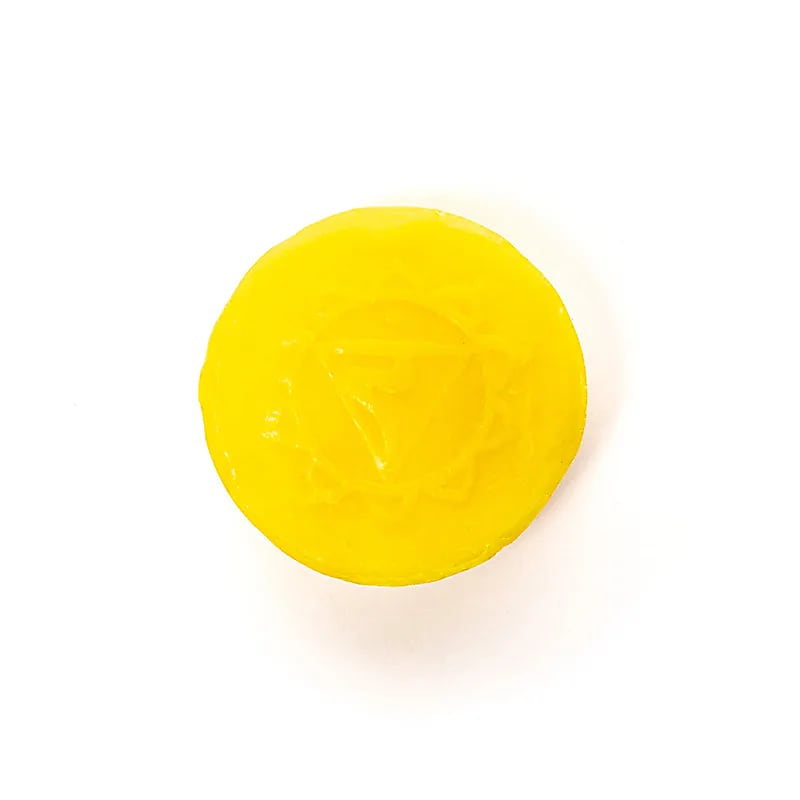 Holy Lama zeep zonnevlecht chakra palmblad (100g)