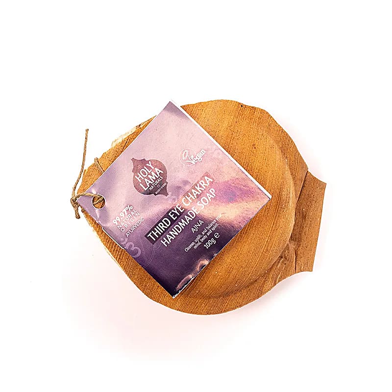 Chakra soap bar, Holy Lama derde oog zeep (100g)