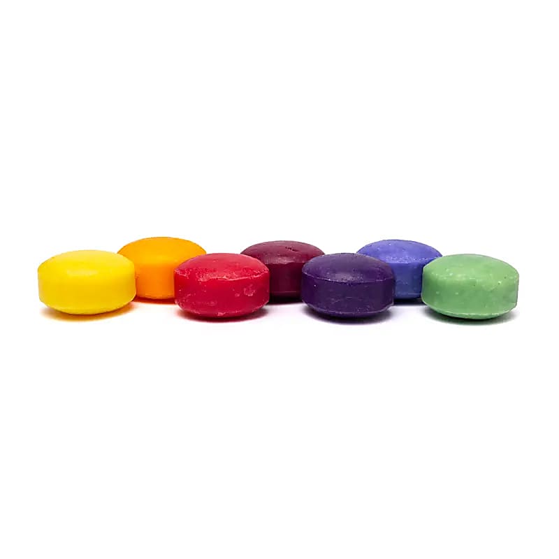Holy Lama chakra soap (7x50g), 7 chakra's zepen
