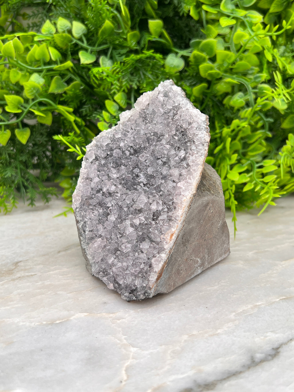 Amethist cluster cut base