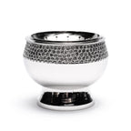 Vernikkelde wierookbrander messing (6x5cm)