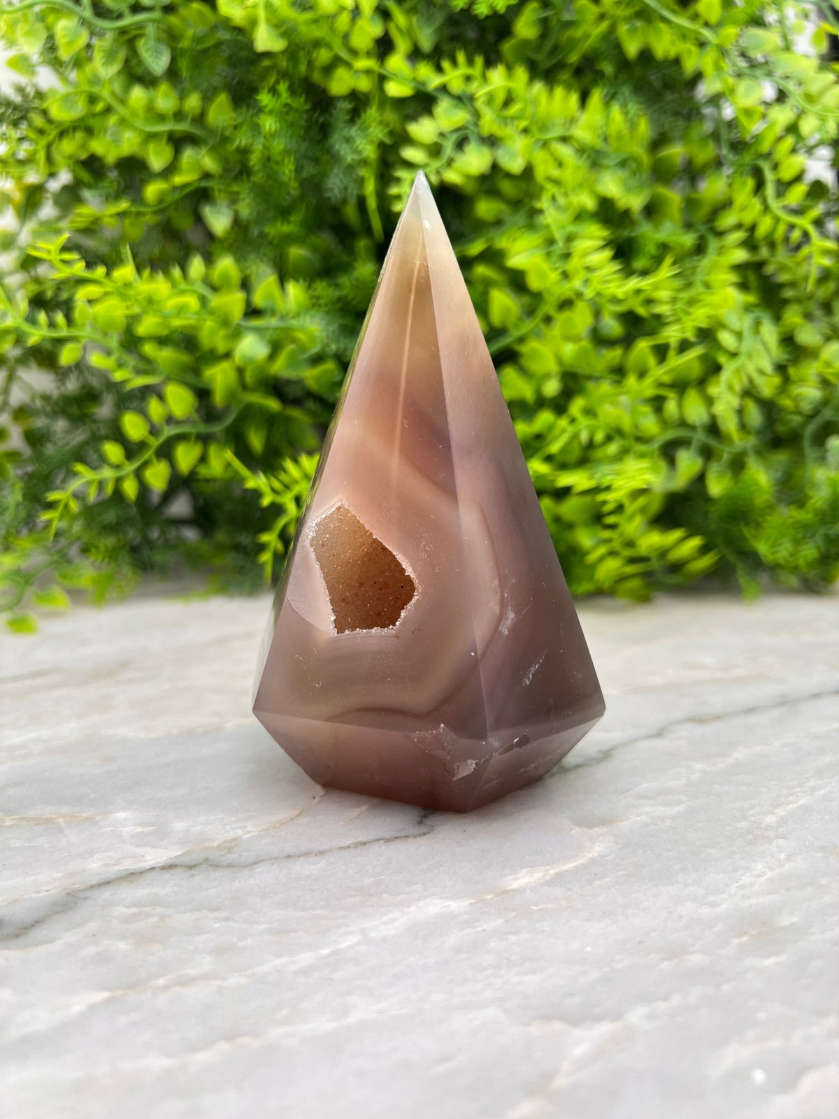 Agaat diamantvorm by KEY LIME STORE