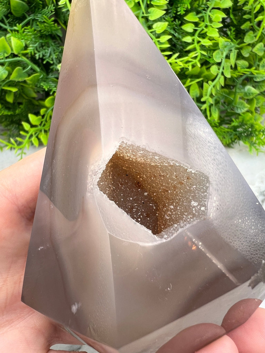 Agaat diamantvorm by KEY LIME STORE
