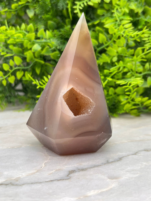 Agaat diamantvorm by KEY LIME STORE